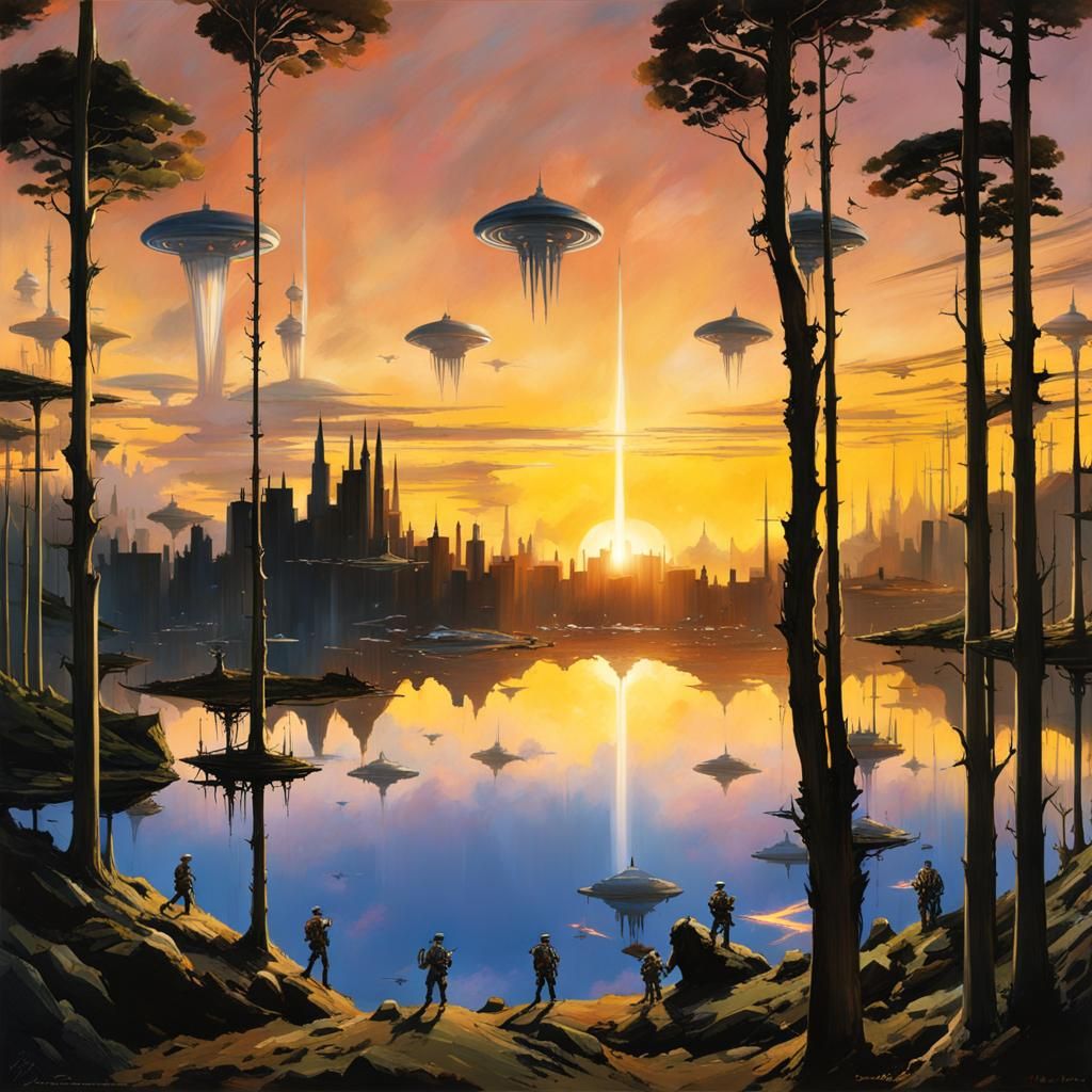 Futuristic lands  by @Lebowski