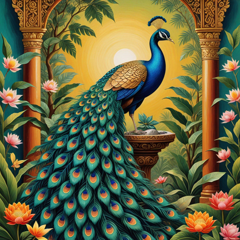 Peacock   by @Justagirl