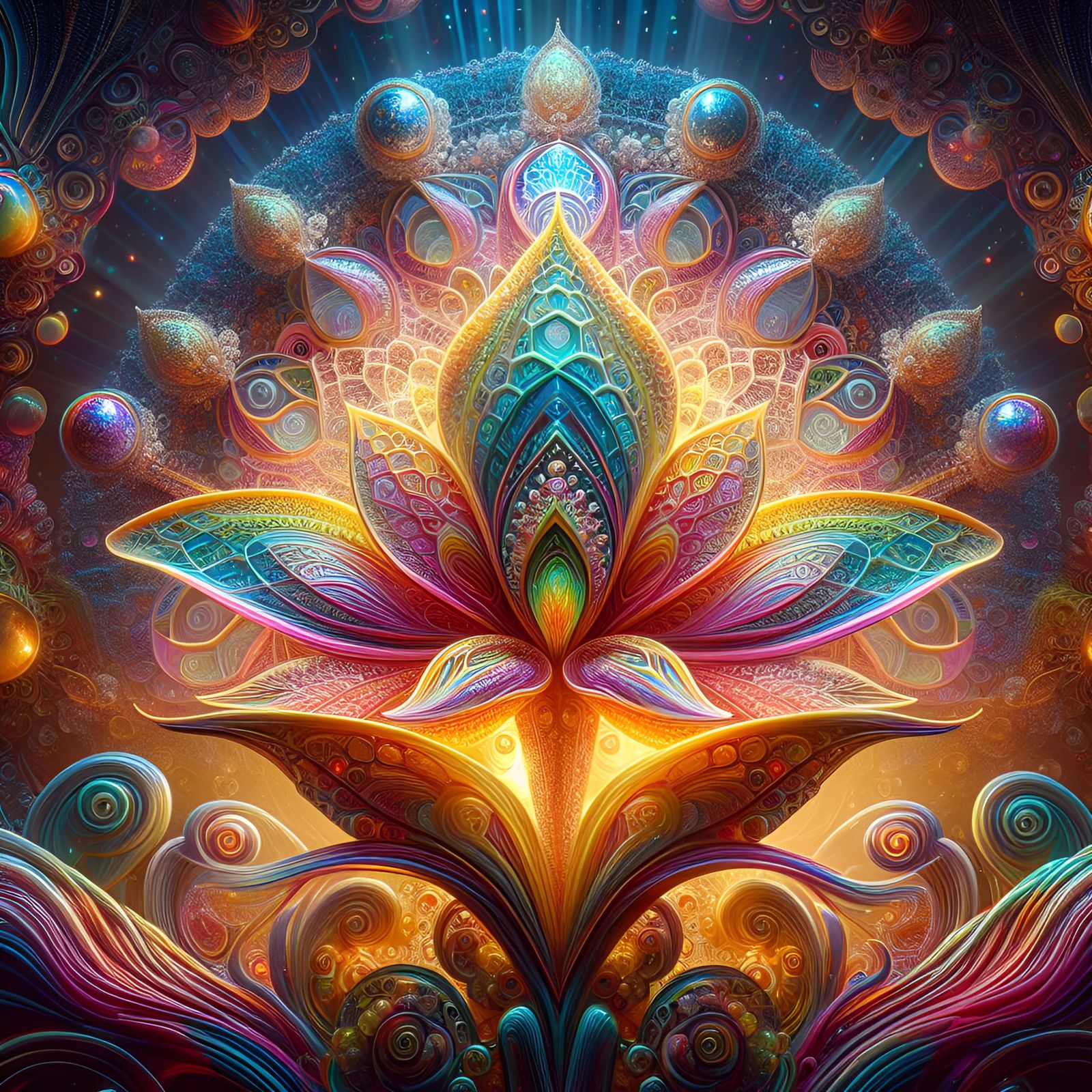 Heady Glass Flowers [vol.2]  (Dall-E-3,  27dec23)