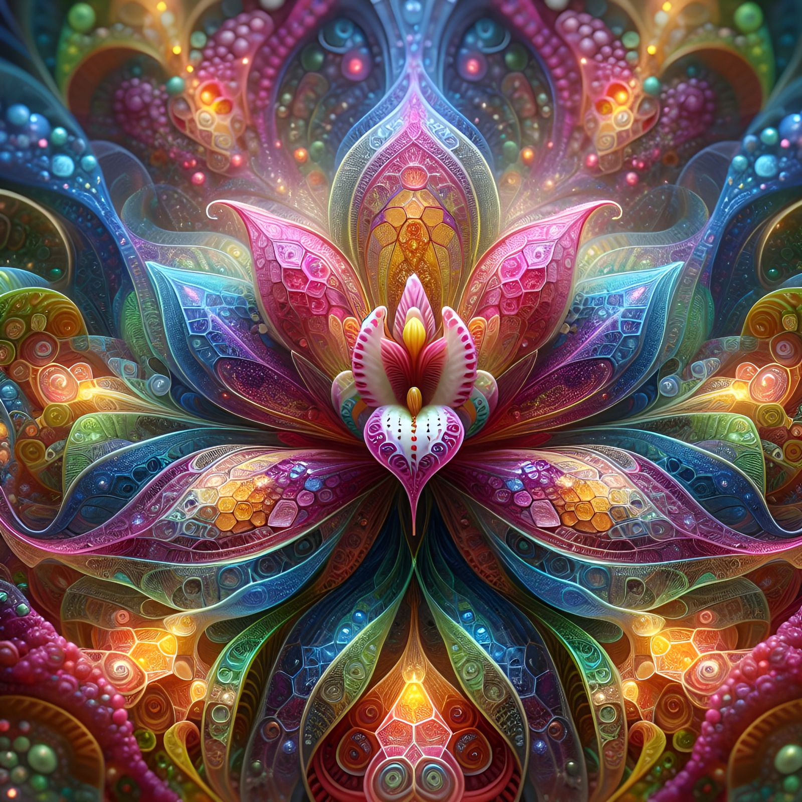 Heady Glass Flowers [vol.2]  (Dall-E-3,  27dec23)