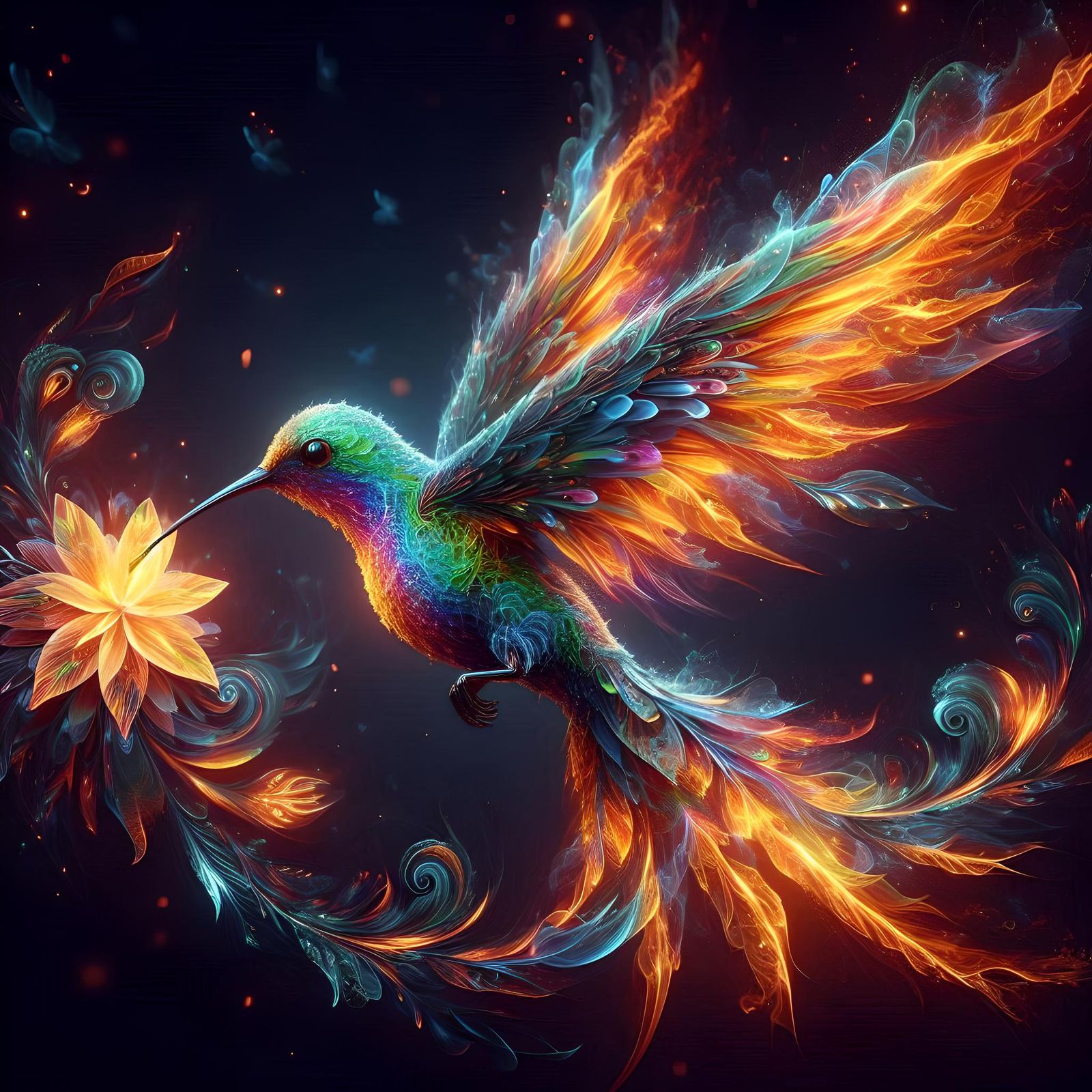 Fiery Hummer