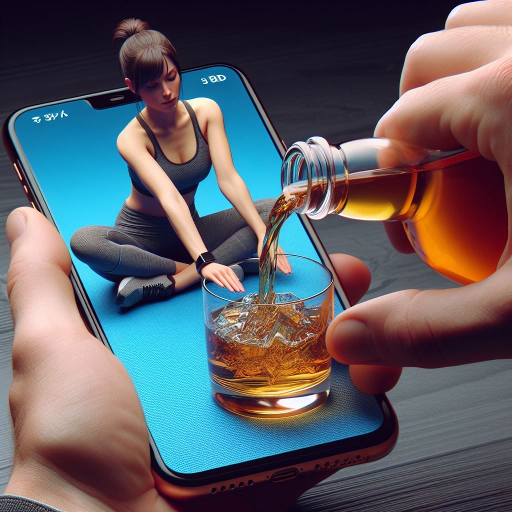 iPhone Whiskey Pour