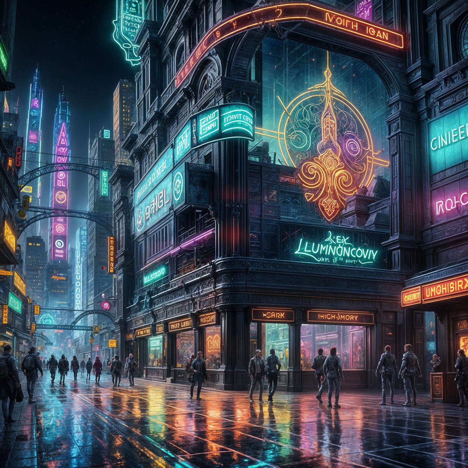 Neon City Lights