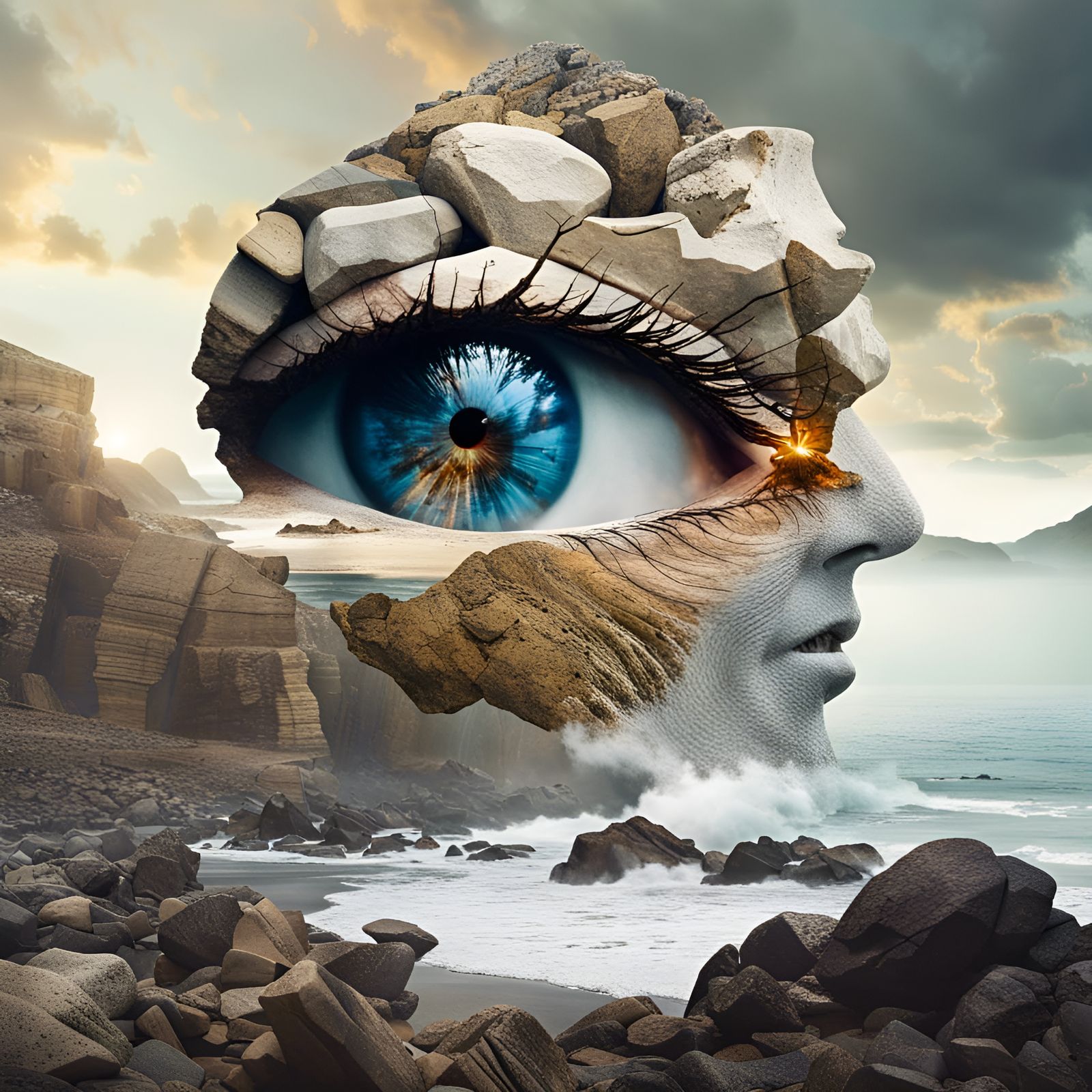 Eye of the Storm  by @Mish Mash