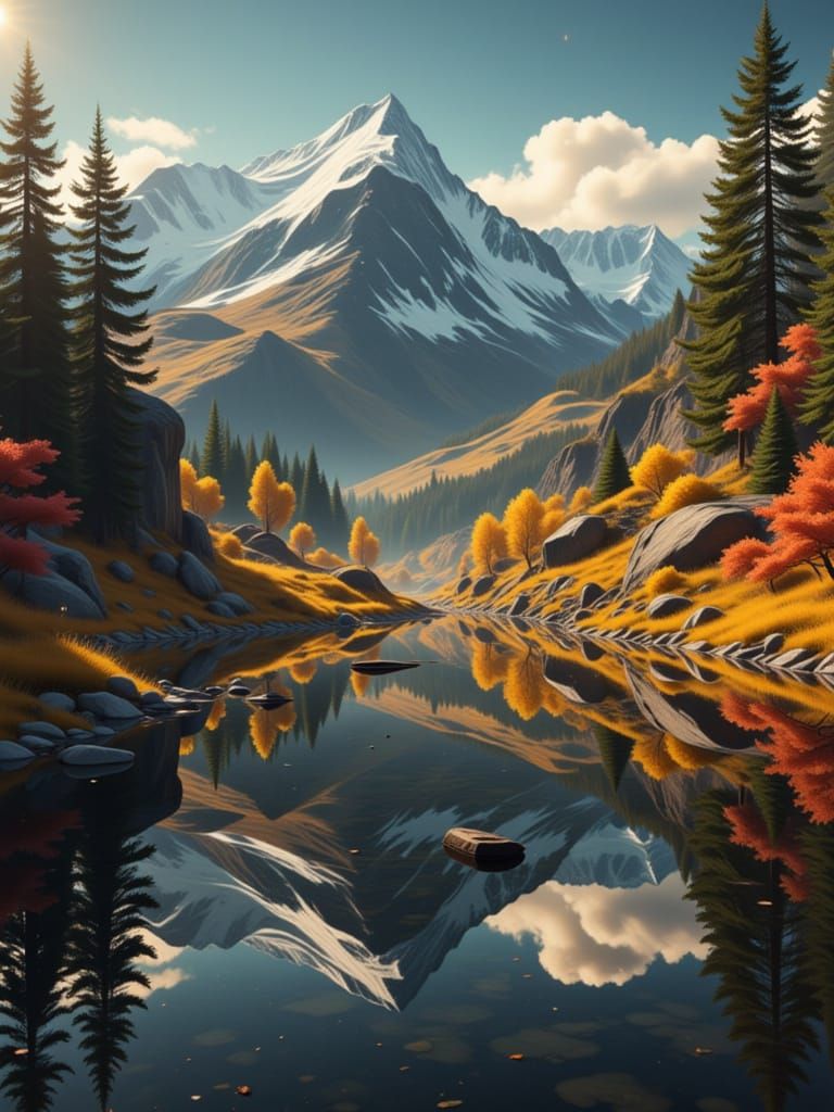 <lora:LandscapeFluxV0001:1.0>