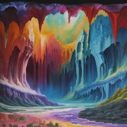 The Glittering Caves.