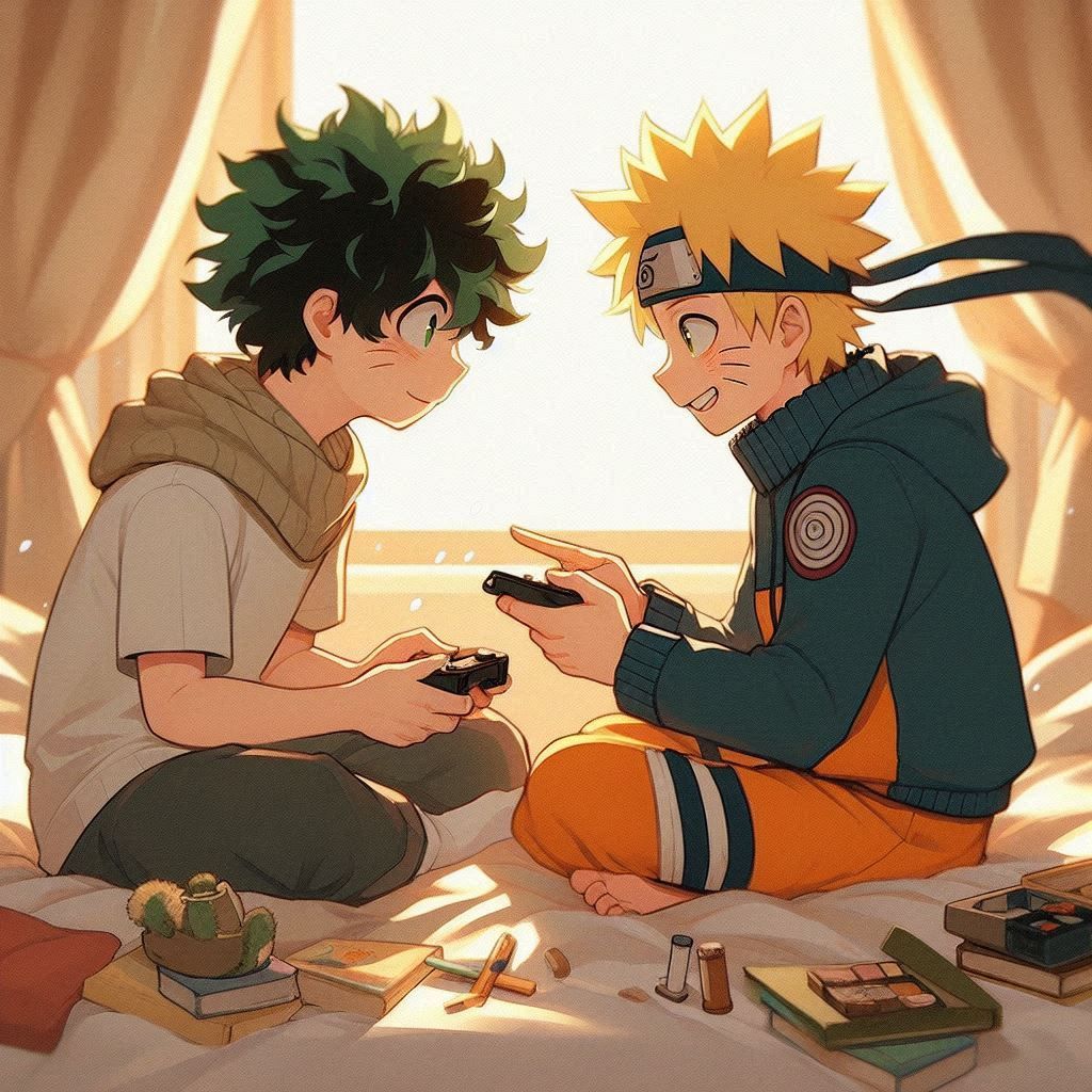 Naruto and Izuku Friendship
