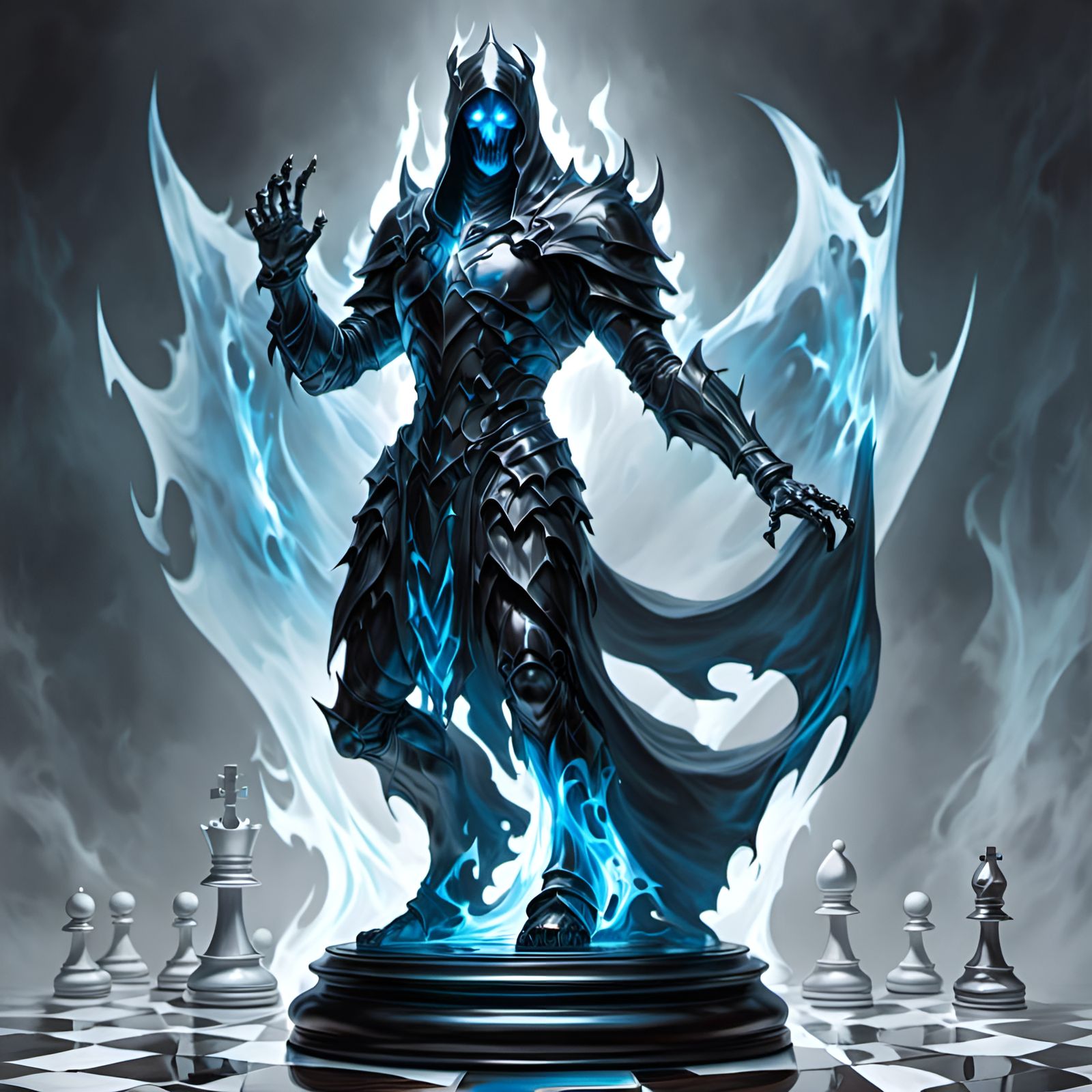  <lora:Smolder:1.0>Ghost Beast