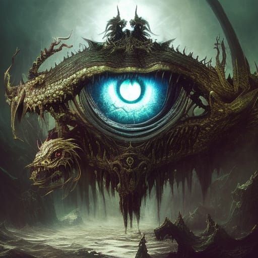 Eye of nightmares   by @Beshtia