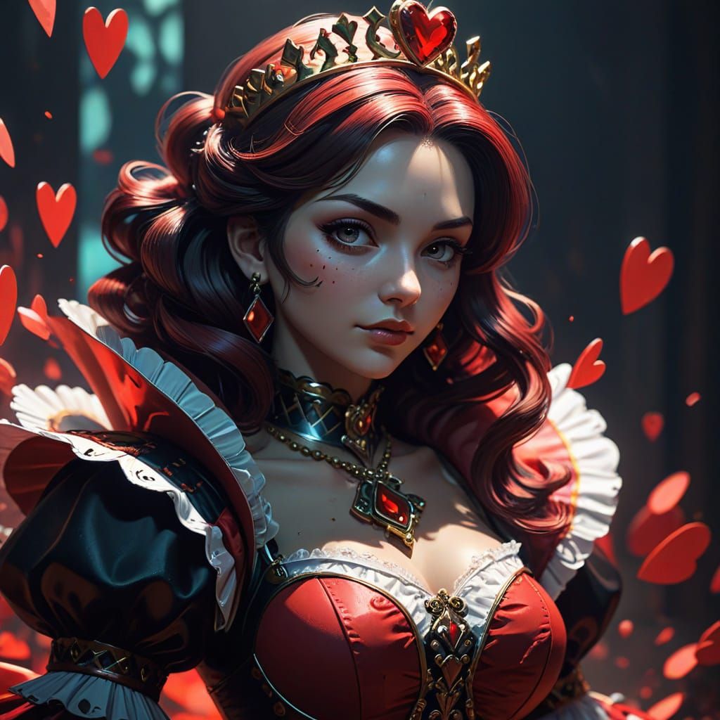 the queen of hearts  by @dread