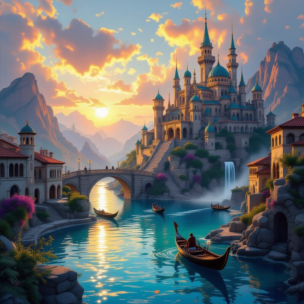 Fantastical Tears Holding Memories in Deep Color