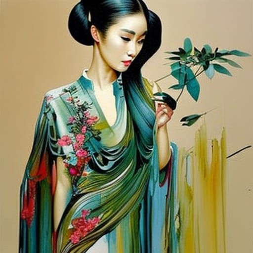 melted silk