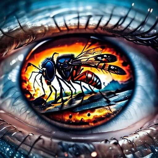 Keeping an eye on these pests  by @Forged Anew