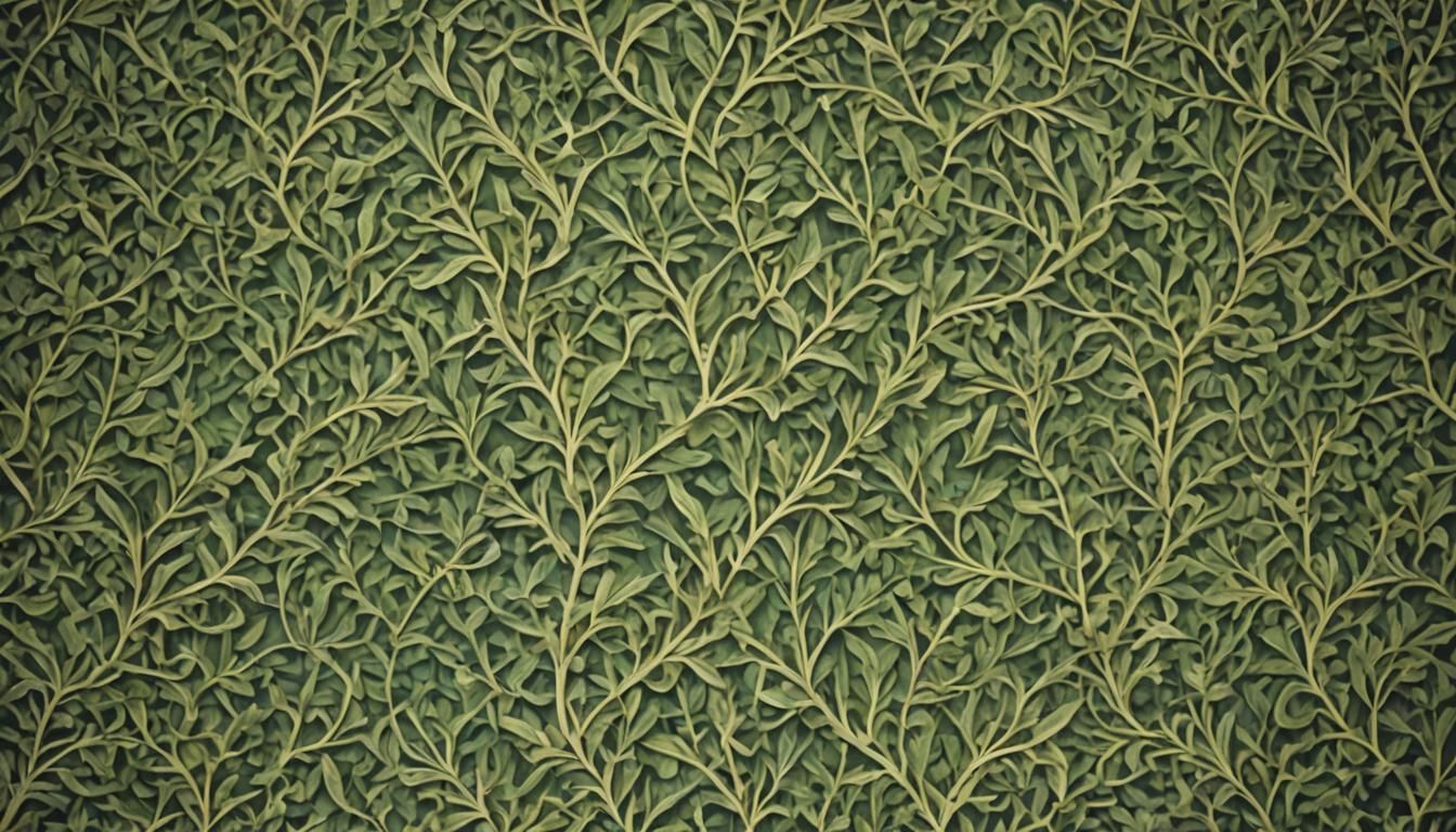 Arabic doom shaped Herbal leafy design pattern in vintage st...