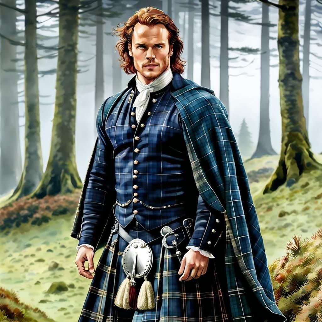 James Alexander Malcolm McKenzie Fraser  by @Elenriel
