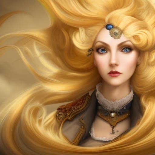 Steampunk Goldilocks Ai Generated Artwork Nightcafe Creator 1873