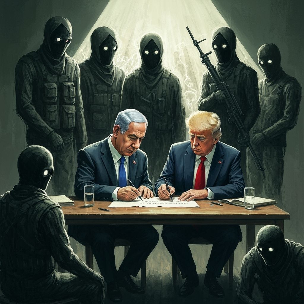 Netanyahu and Trump Negotiate with Shadowy Figures