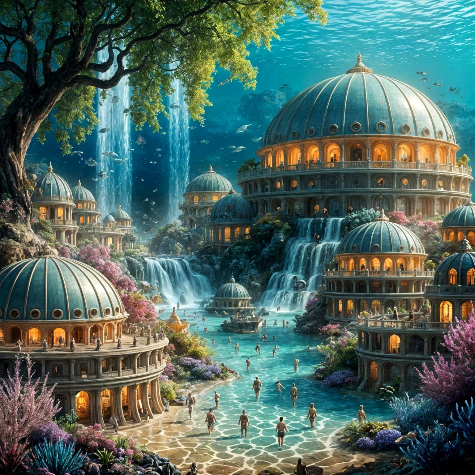 The Underwater City  by @dizzy
