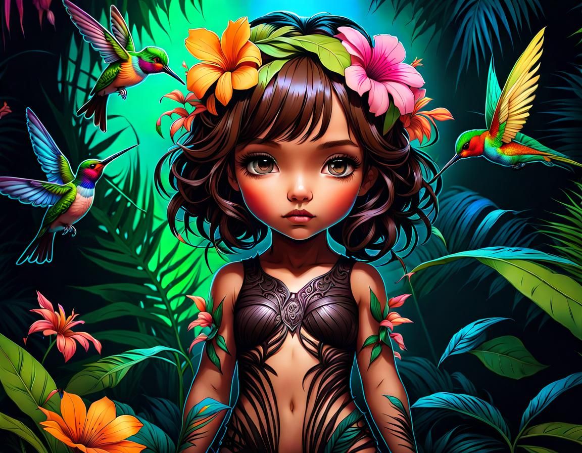 Girl in Tropics II