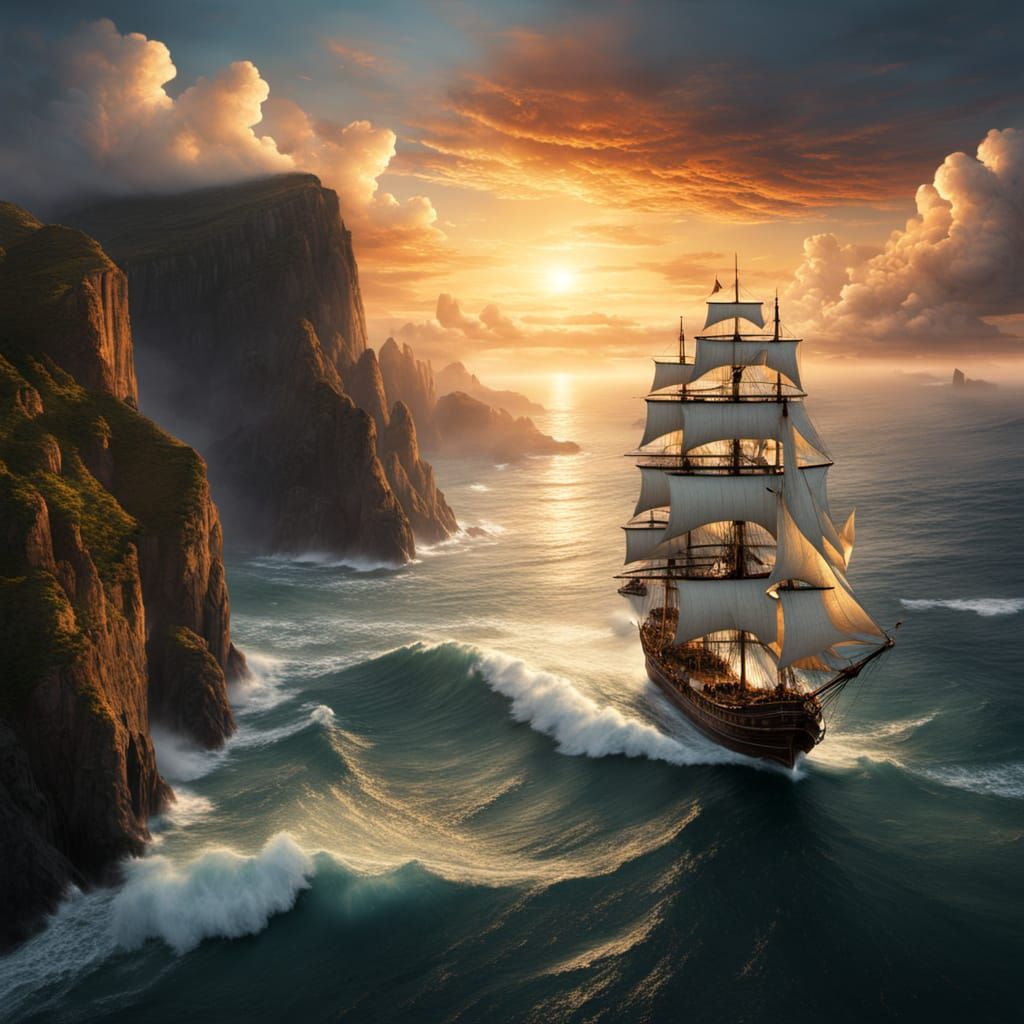 Sail along the cliffs