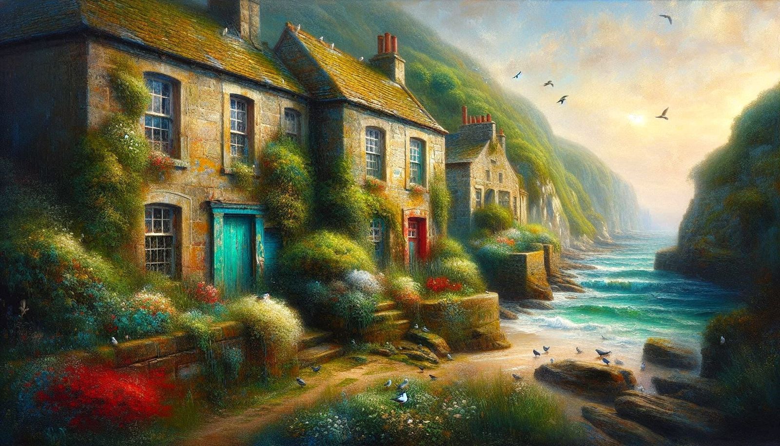 Old Manor By The Sea