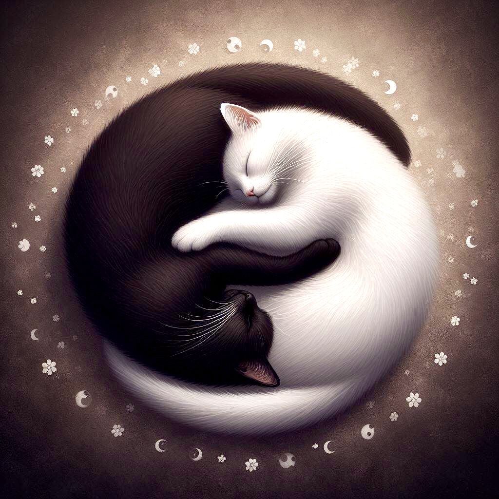 Yin Yang Cats