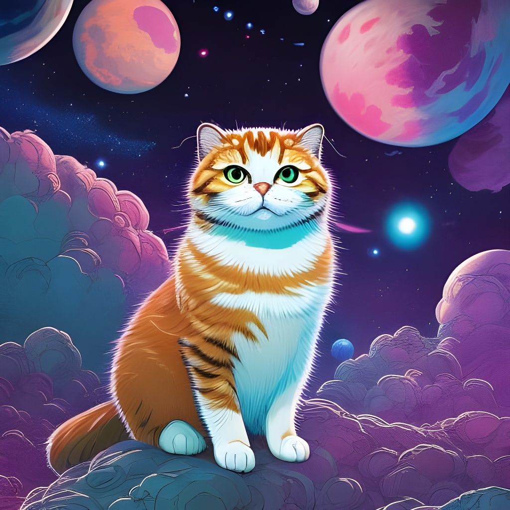 Kitty Kat Dreams - AI Generated Artwork - NightCafe Creator