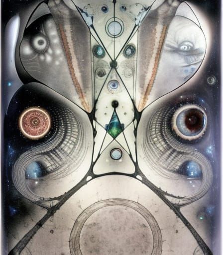 Visceral Astral Projection Through Venetian Glass