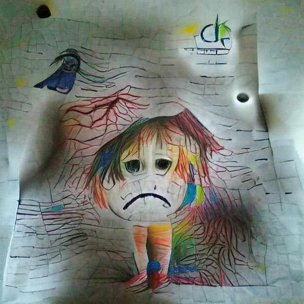 Depression child's drawing