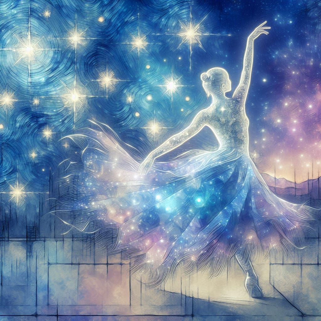 Starlight dancer - AI Generated Artwork - NightCafe Creator