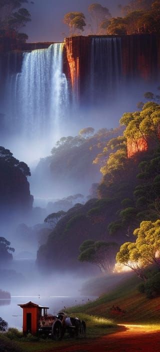 Australia stunning Waterfall