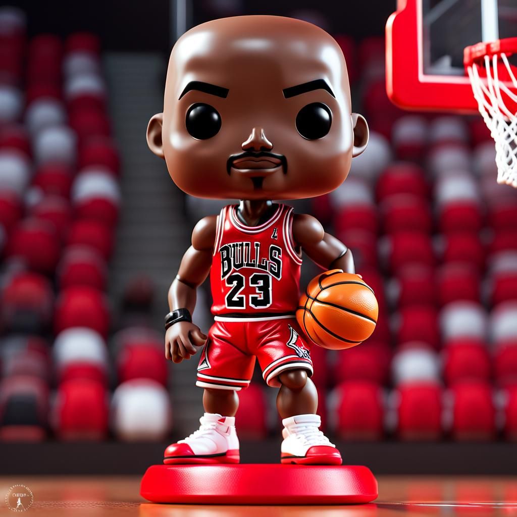 Bobblehead - Michael Jordan - AI Generated Artwork - NightCafe Creator