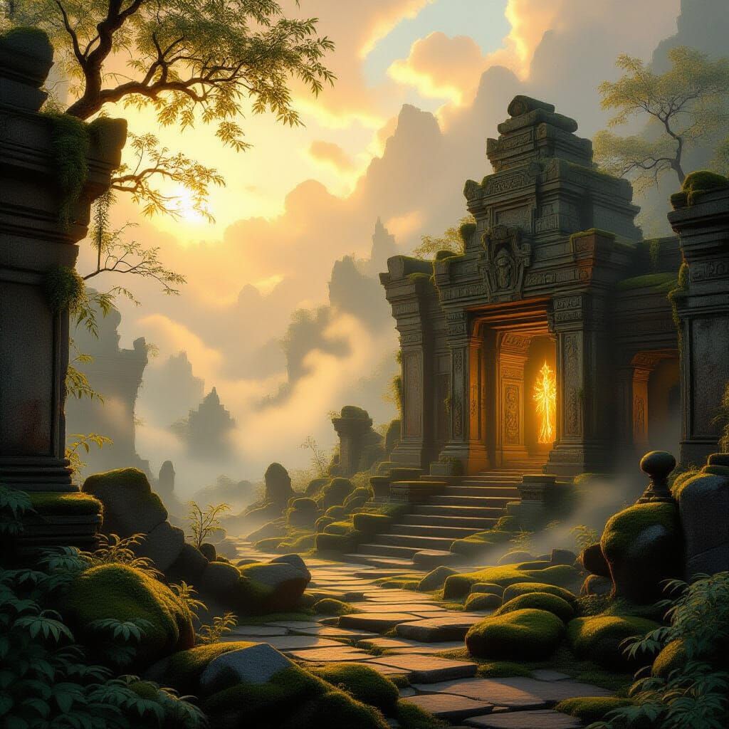 Entire into the Hall of the Divine and know that whatever has happened has happened by the will of God and its for the best