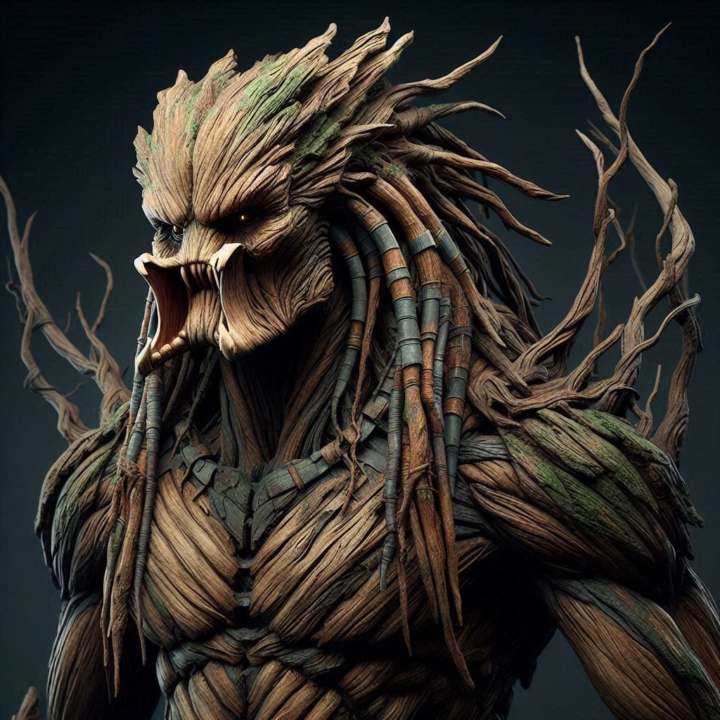 What if Groot was a Yautja Predator?