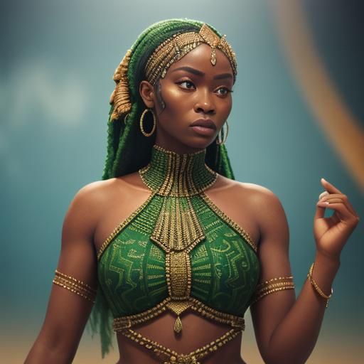 African Beauty #2 - AI Generated Artwork - NightCafe Creator