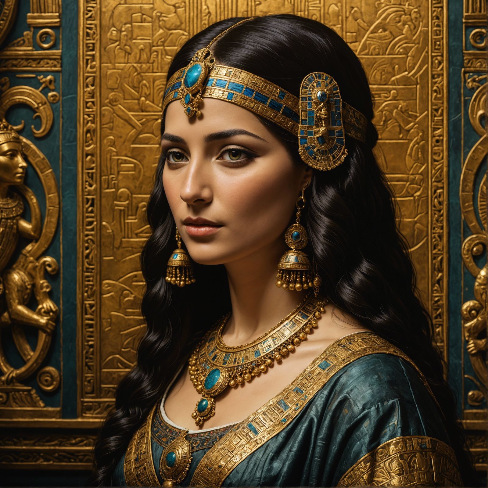 portrait of Cleopatra - AI Generated Artwork - NightCafe Creator