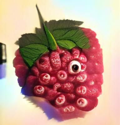 Raspberry made out of eyes
