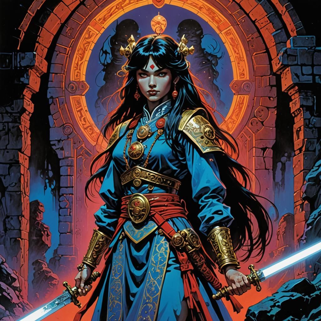Shrine Priestess   by @Mr4getful1987
