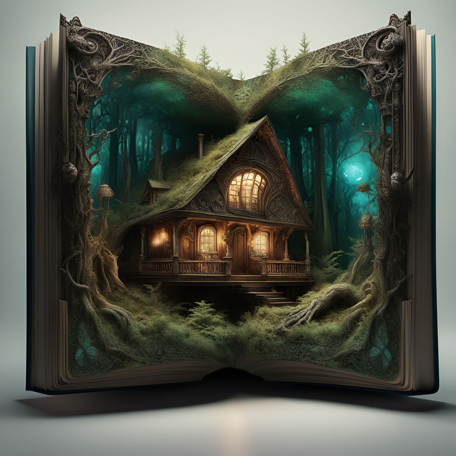 The Story of the Cozy Cabin  by @Arcarels