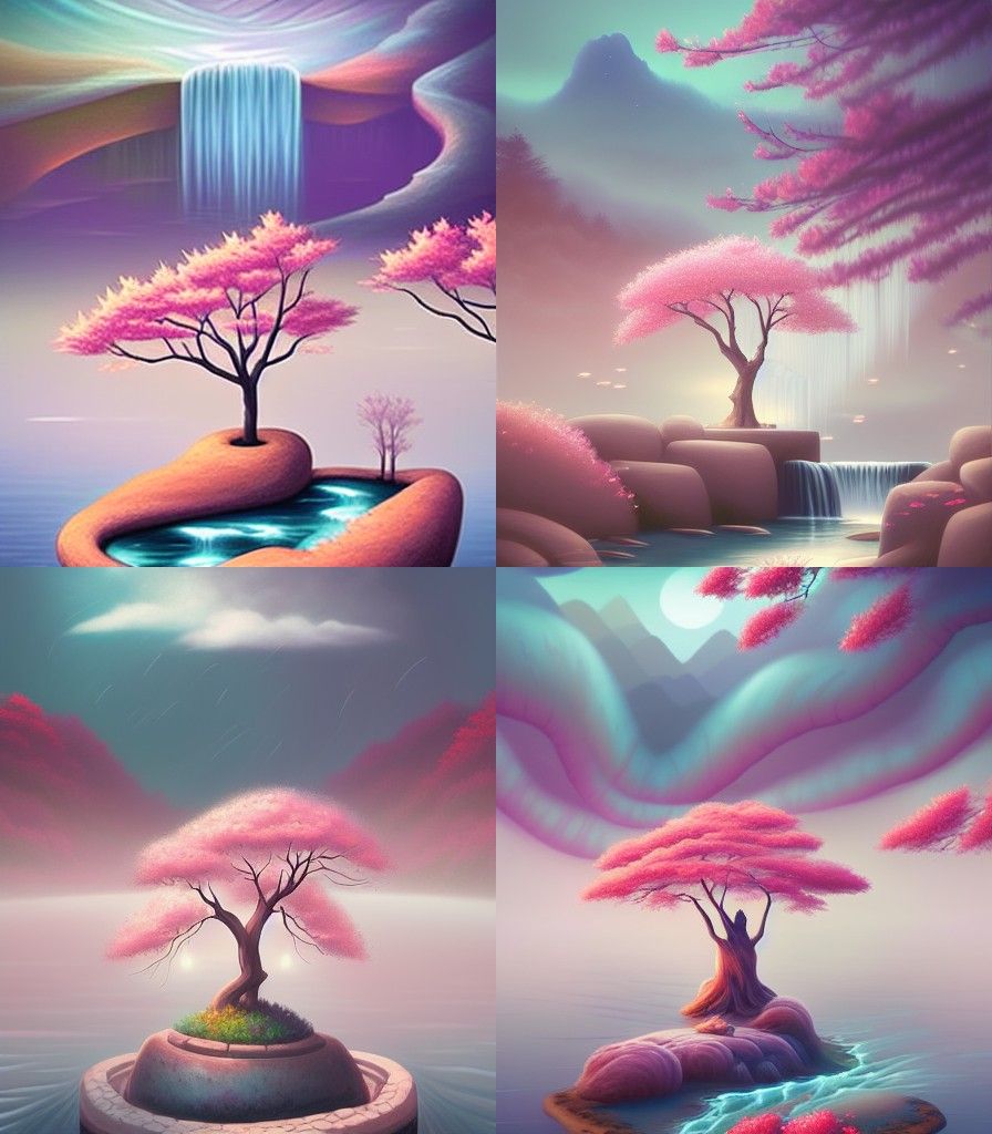 Beautiful zen garden