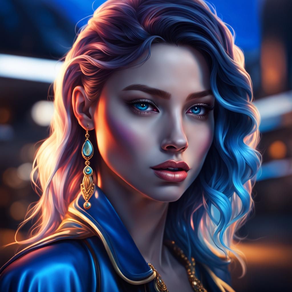 Lustrous Gaze - AI Generated Artwork - NightCafe Creator