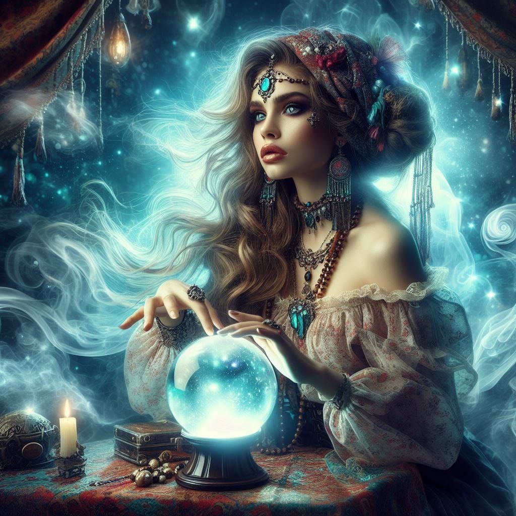 Gypsy fortune teller
