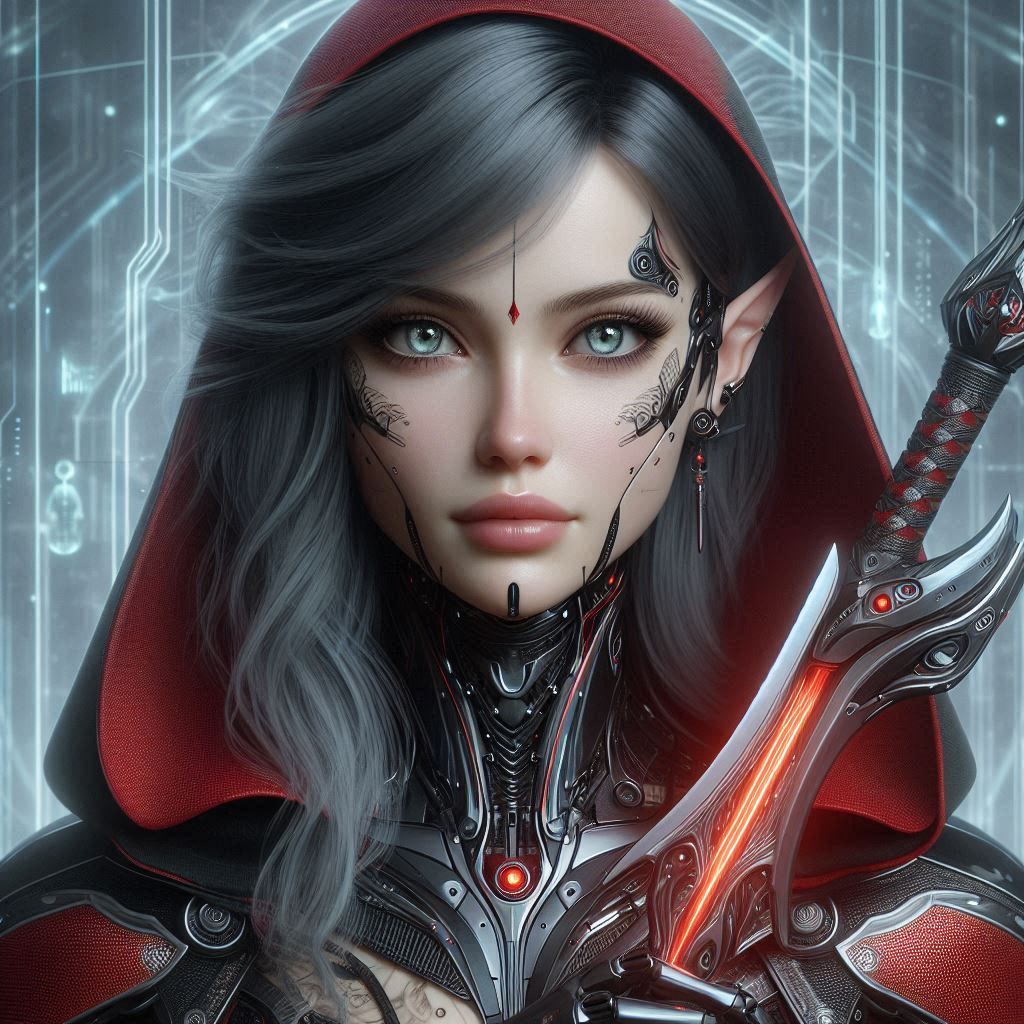 A visually striking and captivating image that blends anime, donghua, and hyper-realistic styles to create a unique and modern artistic expe...