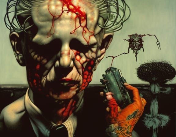 Surreal Refrigerator Pop Art Dreamscape