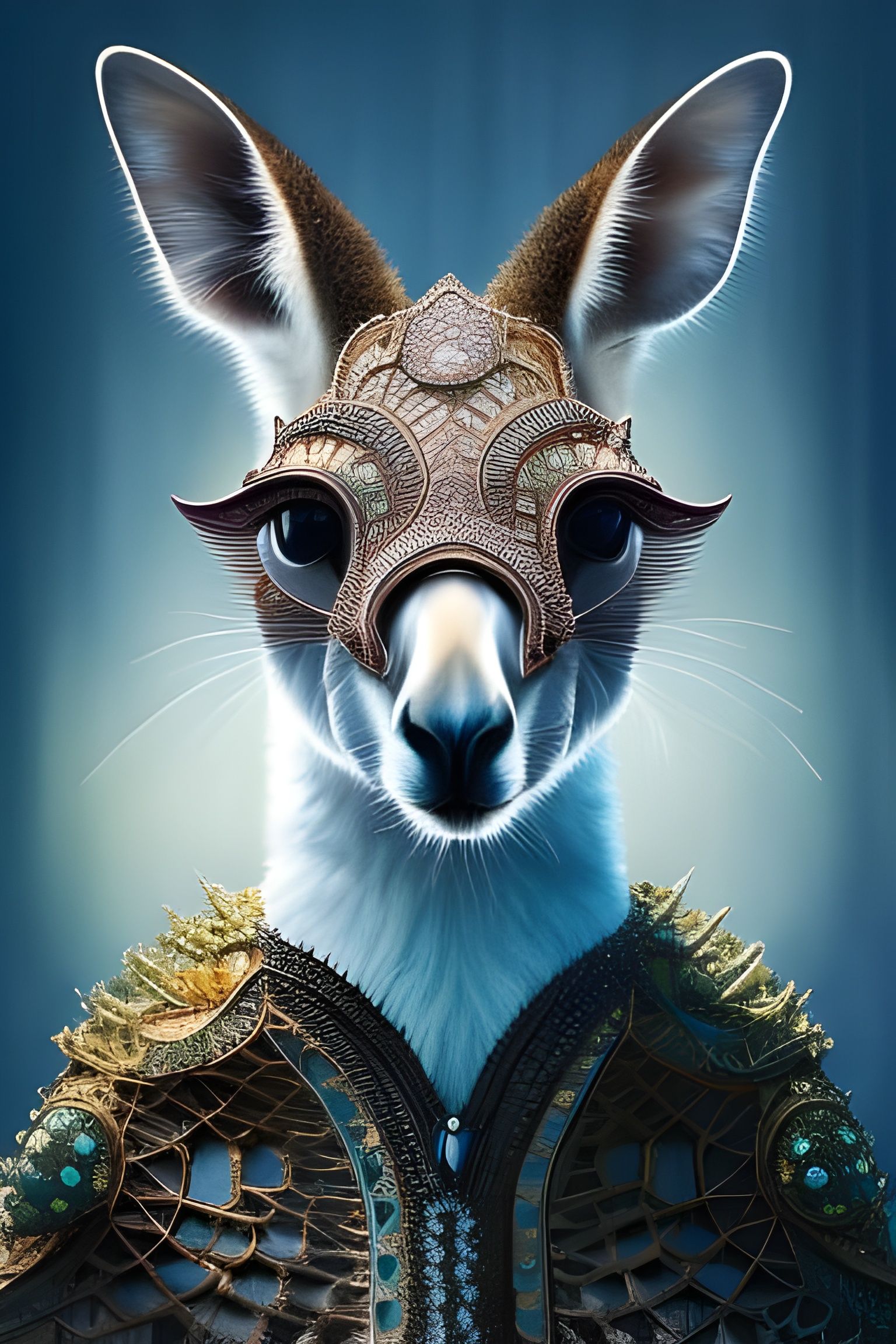 Cute Australian kangaroo dressed up for the party  by @Indian Summer