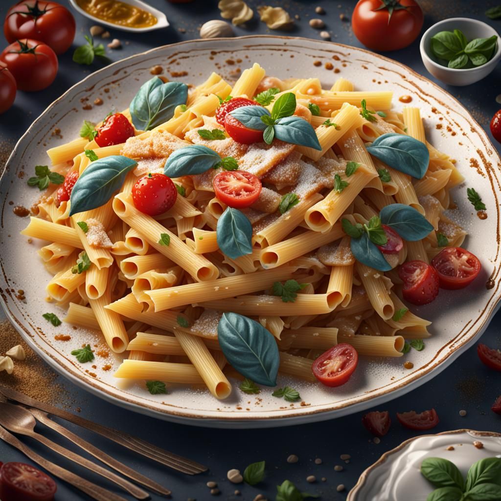 most delicious Pasta dish in existence, tempting beautiful   by @Lostmark