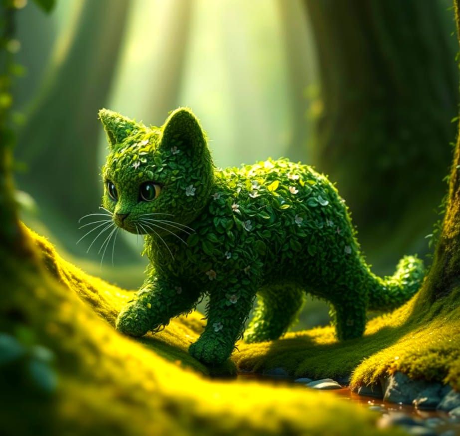 The Forest Cat  by @Joanna7