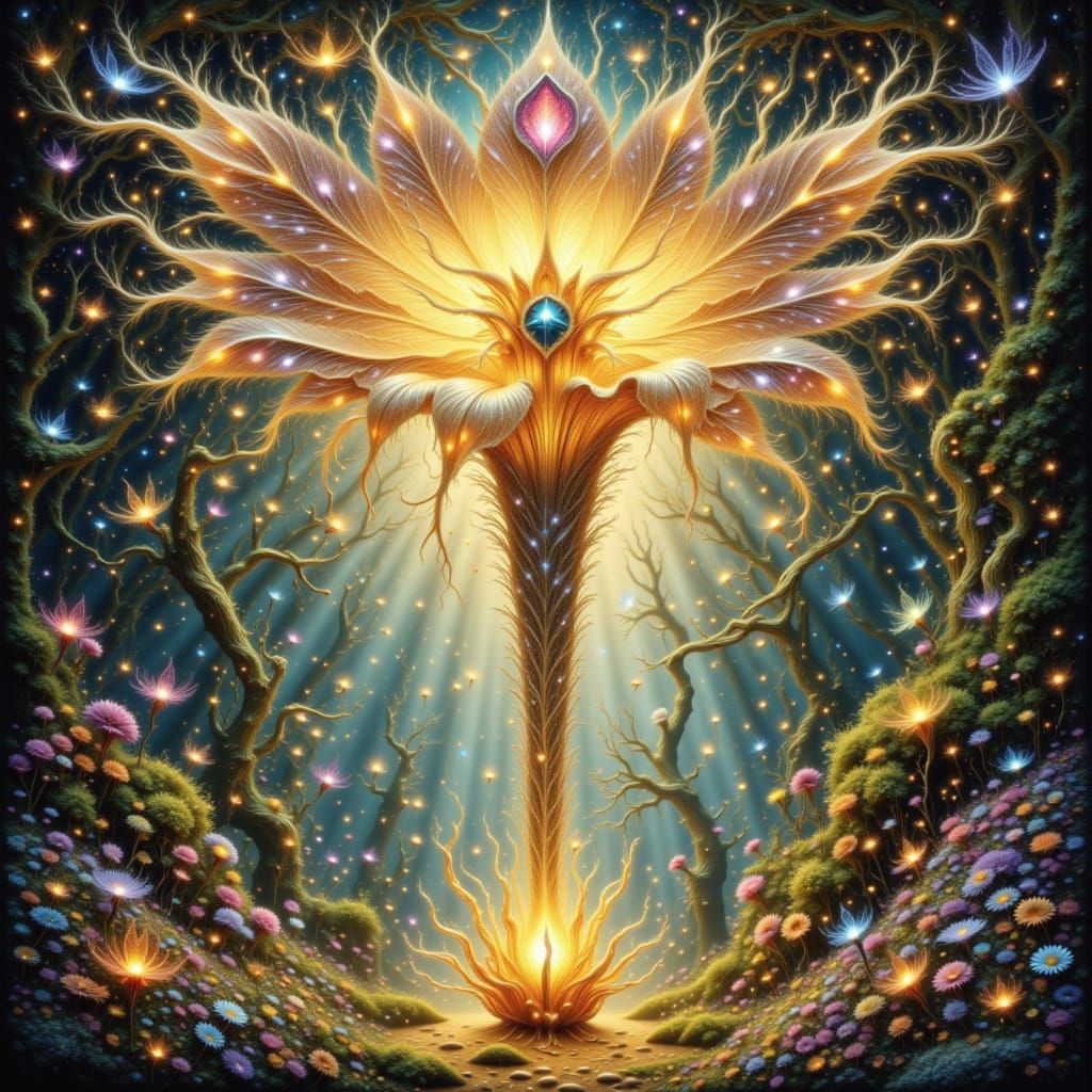 <lora:Bliss Fire:1.0> EXQUISITELY BEAUTIFUL EXTREMELY INTRICATE LOVELY MODEL WHITEST WHITES MIST FIRE ETHEREAL BLISS FIRE By Rembrandt Susan...