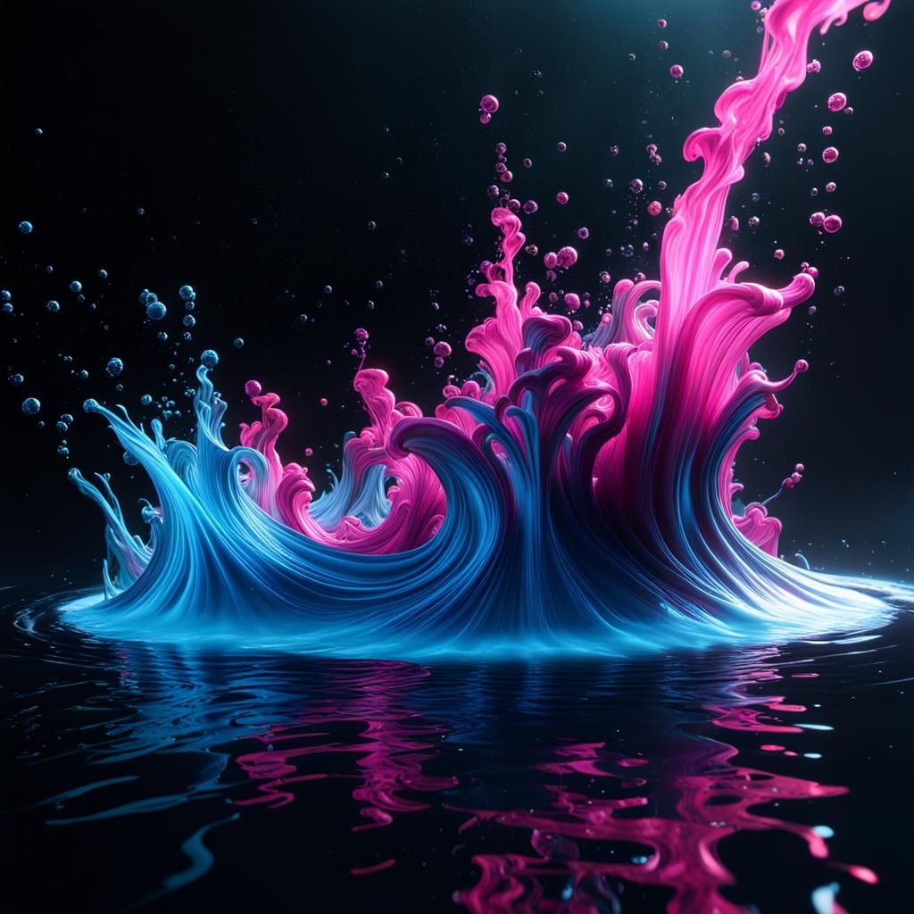 uv-reactive-ink-vs-water-ai-generated-artwork-nightcafe-creator
