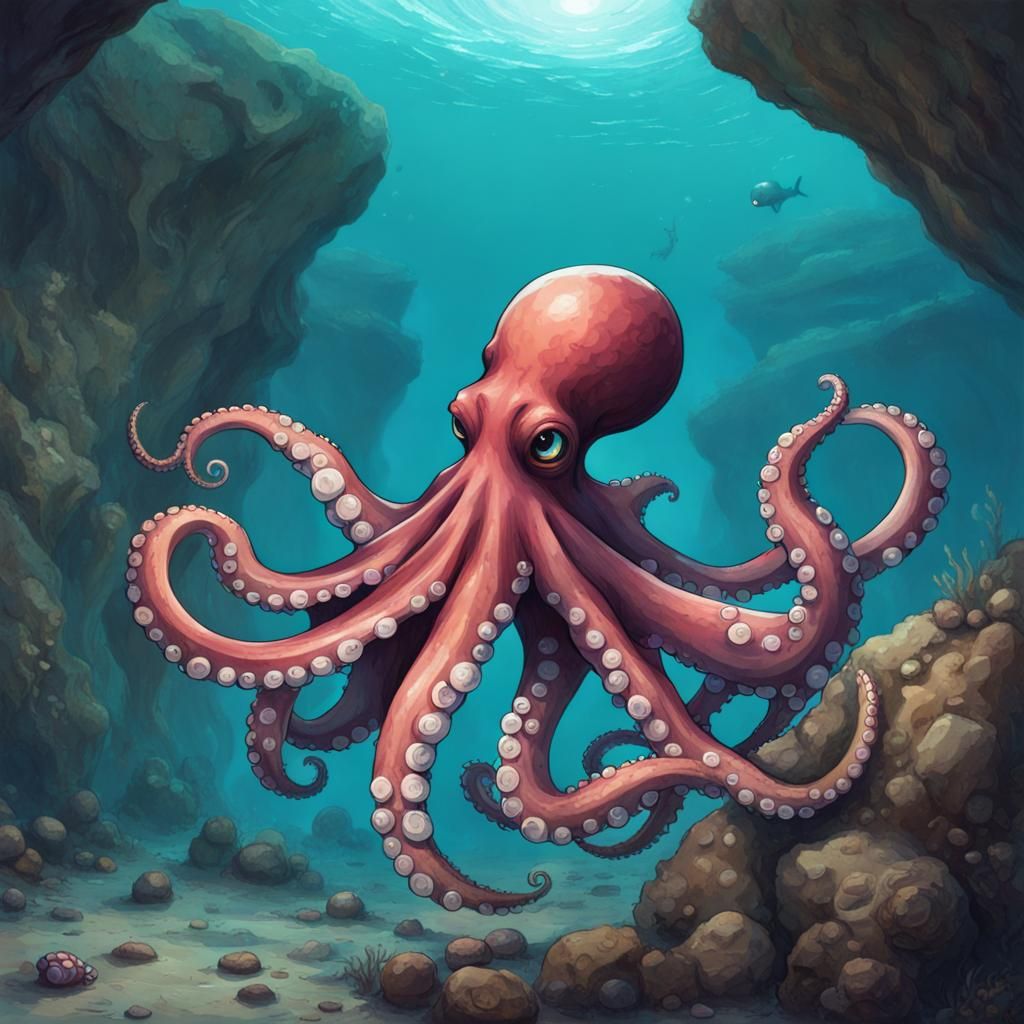 Octopus - AI Generated Artwork - NightCafe Creator